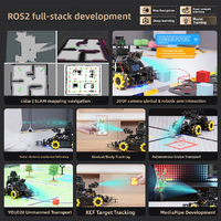 Coche Robótico Inteligente Hiwonder Clawpi Ros2 con Raspberry Pi 5, Navegación, Transporte, Brazo Robótico, Visión Artificial y Robot ROS