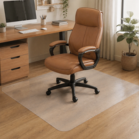 Tapis de chaise de bureau en PVC pour tapis de sol, protection pour chaise de bureau à roulettes, idéal pour la maison et le bureau