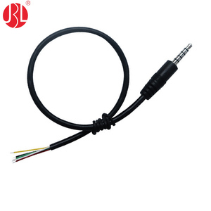 JINBEILI ขั้วต่อ <span class=keywords><strong>TRRRS</strong></span> 3 ขา ขนาด 3.5 มม. สำหรับโทรศัพท์ ตัวผู้ ปลั๊กเสียง สายเคเบิล DC30V - Product Image 4