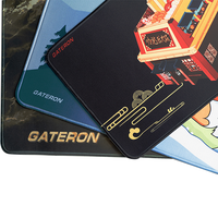 GATERON – tapis de souris en caoutchouc antidérapant, personnalisé, épais, pour jeu, bureau, bureau, ordinateur, clavier