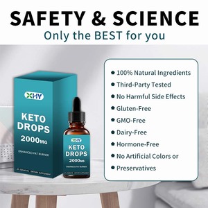 OEM Etiqueta Privada <span class=keywords><strong>Keto</strong></span> Herbal Detox Oral líquido dieta gotas quemador de grasa suplementos para adultos <span class=keywords><strong>no</strong></span> para mujeres embarazadas - Product Image 3