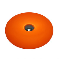 Lampe LED intelligente en forme de donut, verre orange, lumière d'ambiance nocturne, WiFi, RGB, intensité réglable, lampe de table, décoration intérieure, compatible avec HomeKit