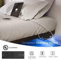 Nouveau design 2025 – Lit flottant moderne réglable avec rangement en fer et lumières LED intelligentes – Tailles Full et Queen – Idéal pour chambre, hôtel, appartement