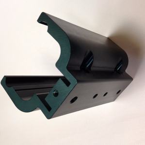 Perfil de extrusión de aluminio anodizado personalizado para caja de electrodomésticos con molde Somax modelo 6735 - Product Image 1