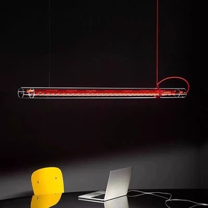 Designer One Line Pendant <b>Light</b> Long <b>Led</b> Adjustable Height For Dining Room Study Bar Modern Glass <b>Lamp</b> - Product Image 5