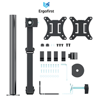 Moniteur de bras Support de bureau Support de bras à double moniteur Support d'ordinateur pour écran 11 "-32"