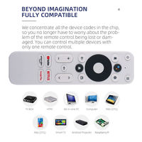 Nouvelle télécommande vocale pour téléviseur compatible avec Onn Android TV 4K UHD Stick TV Box en stock