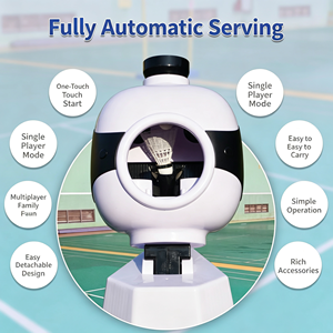 Máquina Portátil de Bádminton de Plástico con Soporte de Trípode Resistente para Práctica Flexible, Marca GQK, Modelo GC515321188 - Product Image 2
