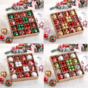 Boules <span class=keywords><strong>de</strong></span> Noël et décorations d'arbre en PVC <span class=keywords><strong>de</strong></span> haute qualité, ensemble <span class=keywords><strong>de</strong></span> boîtes cadeaux <span class=keywords><strong>de</strong></span> Noël en gros pour fêtes, décoration DIY - Product Image 1