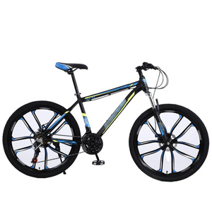 Vélo hybride en acier de haute qualité, 21 vitesses, avec amortisseur standard, pour descente, VTT, ville et trajets quotidiens, ZXC-86, excellent rapport qualité-prix - Product Image 1