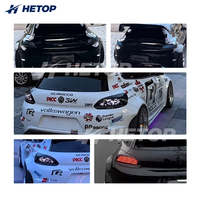 HETOP für Scirocco Upgrade 2008-2017 Rückleuchten Spezielle Angepasste RGB-Farbe Autolampe Digitale Rückleuchte Heckleuchten DRL für VW