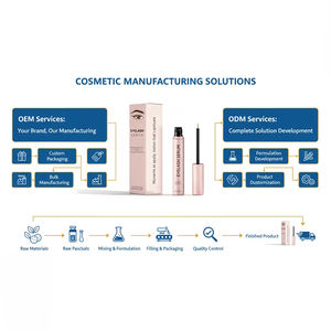 Vente en gros, livraison rapide en 72 heures, sérum de croissance des cils de haute qualité, sans huile, végétalien, hydratant, allongeant les sourcils et les cils, soin des cils - Product Image 2