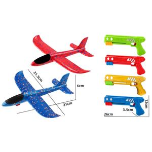 Avión de Espuma Volador para Niños, Lanzador de Aviones de Batalla, Pistola Lanzadora de Aviones de Espuma - Product Image 2