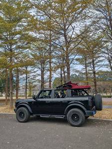 Kit Convertible Impermeable, Cubierta de Techo Retráctil de Franela Negra, 3/3 Soft Top para Ford <span class=keywords><strong>Bronco</strong></span> 2021-2024 - Product Image 4
