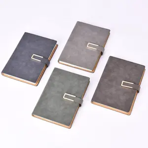 Notebook Custom Logo Fast Shipping New Design A5 Faux Cover Journals Customized With Diary Embossed Pu Leather Notebooks