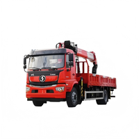Crane Truk 4x2 8-ton yang Dipasang di Truk Diekspor ke Asia Tenggara, Pengiriman 24 Jam, dengan Kustomisasi Luar Negeri dan Dukungan Purna Jual.