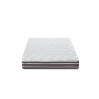 Matelas de lit compressé moderne de taille jumelle, meubles de chambre à coucher avec mousse au latex à mémoire de forme et ressorts ensachés pour hôtels