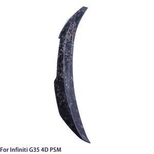 สปอยเลอร์หลังคาร์บอนไฟเบอร์ทรง PSM สำหรับรถยนต์ซีรีส์ G25 G35 G37 แบบ 4 ประตู ปี 2007-2014 (ไม่ใช้ได้กับรุ่น STC) - Product Image 5
