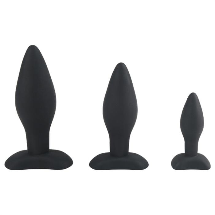 Silicone Butt Plug with Suction Cup Design-Waterproof IPX7