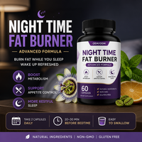 Capsule brûle-graisses nocturne à base de plantes, marque privée, supplément minceur extra fort à la racine d'ashwagandha pour la perte de poids