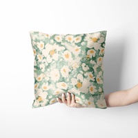 Housse de coussin décorative de luxe en imitation soie, housse de coussin simple, taie d'oreiller géométrique jacquard, housse de coussin pour canapé et salon