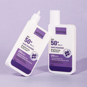 Crema Solare Coreana Personalizzabile <span class=keywords><strong>con</strong></span> Logo, Resistente all'Acqua, Non Unta, <span class=keywords><strong>con</strong></span> Ossido di Zinco Minerale, <span class=keywords><strong>SPF</strong></span> <span class=keywords><strong>50</strong></span> per il <span class=keywords><strong>Viso</strong></span> - Product Image 1