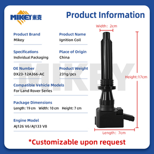 Bobina di Accensione MIKEY DX2312A366AC per Land Rover Discovery 4 5 Range Rover 4 Velar Sport <span class=keywords><strong>Defender</strong></span> <span class=keywords><strong>90</strong></span> 110 130 Ricambi Auto - Product Image 3