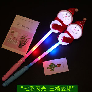 Palitos luminosos de plástico con diseño de muñeco de nieve navideño, juguetes que se iluminan para regalos de fiesta, decoraciones navideñas - Product Image 5