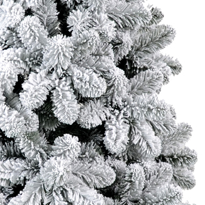 2023 nouveau arbre de Noël floqué de 7.5ft 100% Pvc arbre de Noël Simulation arbre de Noël crypté - Product Image 2