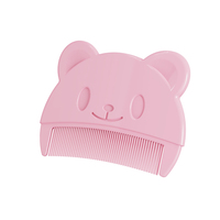 Brosse à cheveux de bébé étanche en Silicone, ensemble de peignes de bébé réutilisables pour nettoyer les cheveux de bébé