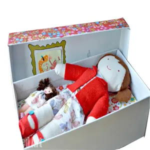 Бумажная Подарочная коробка для кукол