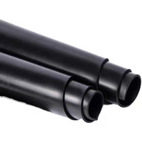 Vente chaude Prix d'usine Feuilles de caoutchouc EPDM NBR SBR CR noires pour l'isolation thermique