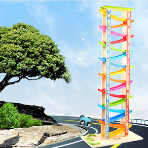 Circuit de course à 16 voies en bois, jouet miniature de <span class=keywords><strong>train</strong></span> à inertie, voiture-taxi de course, vente en gros, jouet pour enfants, nouvel an, Noël - Product Image 5