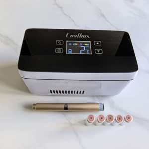 12 Peptide Vials 3 Peptide Pen Portable Rechargeable Insulin Pen case Peptide Bodybuilding Cooler <strong>Mini</strong> <strong>Car</strong> Peptide <strong>Fridge</strong> - Product Image 3