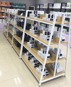 Tùy Chỉnh Cửa Hàng Bán Lẻ Mỹ Phẩm Sản Phẩm Trang Điểm Nước Hoa Tinh Dầu Snack Uống Siêu Thị Gondola Sắt Gỗ Hiển Thị Kệ Đứng - Product Image 3