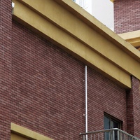 Tuiles en briques douces écologiques pour l'extérieur, longues, en ciment, décoration, panneaux muraux doux, briques de façade en céramique pour les murs de construction