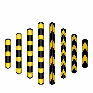 Bande de protection d'angle en caoutchouc, bande de protection d'angle droit pour garage, protection des coins et des colonnes des murs - Product Image 6