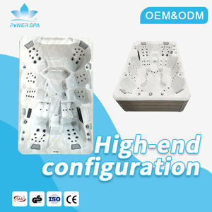 Nouveau Jacuzzi Spa Extérieur de Luxe 2026 pour 10 Personnes, Bain à Remous en Acrylique avec Massage, Idéal pour l'extérieur - Product Image 2