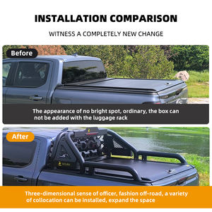 2023 nouveau Design en acier au carbone <span class=keywords><strong>Sport</strong></span> Roll Bar pour <span class=keywords><strong>Ford</strong></span> Ranger <span class=keywords><strong>F150</strong></span> Raptor Toyota Hilux Tacoma Nissan NP300 Roll Bar camion lit - Product Image 4