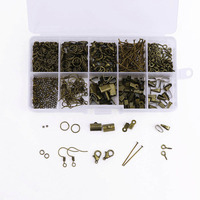 Kit de fabrication de bijoux DIY avec accessoires pour boucles d'oreilles en métal, perles, pinces, sac de matériel, ceinture, outils, ensemble fait main