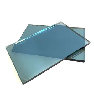 8mm Tint Glass 4mm 5mm 5.5mm 6mm 8mm 10mm Lake Blue Tinted Glass For Windows