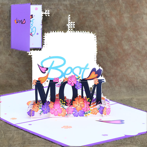 Carte <span class=keywords><strong>de</strong></span> vœux 3D papillon floral en papier, meilleure carte pop-up <span class=keywords><strong>pour</strong></span> la fête des mères et la rentrée scolaire, <span class=keywords><strong>cadeau</strong></span> <span class=keywords><strong>pour</strong></span> <span class=keywords><strong>maman</strong></span>, épouse, <span class=keywords><strong>anniversaire</strong></span> - Product Image 2