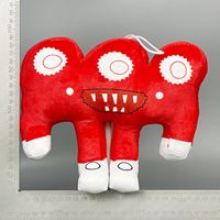24 Designs Peluche Ours Douce et Moelleuse, Jouet en Peluche 'Brainrot' avec Doublure en Nylon et Tissu Flanelle