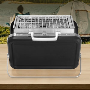 Griglia portatile <span class=keywords><strong>a</strong></span> carbone di metallo su misura <span class=keywords><strong>a</strong></span> propano pieghevole uso domestico <span class=keywords><strong>Barbecue</strong></span> all'aperto griglia per valigia adatta transfrontaliera - Product Image 4