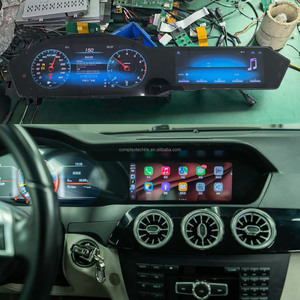 Radio de coche Android de 22.8 pulgadas con doble pantalla, panel digital, CarPlay y GPS para Mercedes Benz Clase C W204 2011-2014 NTG4.5 - Product Image 2