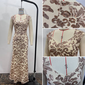 Robes de luxe pour femmes robes de soirée élégantes maille sans manches paillettes robes de soirée femmes sirène robes de <span class=keywords><strong>demoiselle</strong></span> <span class=keywords><strong>d</strong></span>'<span class=keywords><strong>honneur</strong></span> - Product Image 6