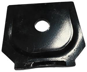 A040983 Plaque d'usure pour suspension pneumatique de type allemand (Tambour noir), 9 tonnes, 24 trous - Product Image 1