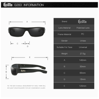 Lunettes de soleil polarisées de sport tendance GCOTX G283 de haute qualité pour hommes et femmes, lunettes de soleil tendance de marque, monture gothique en forme de crâne