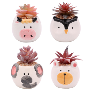 Maceta de Cerámica con Forma de Animal, Linda, para Plantas, Adorno de Escritorio, Decoración del Hogar, Maceta de Jardín, Maceta de Cerámica para Suculentas - Product Image 5