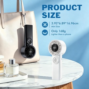 Ventilateur personnel rechargeable portable pour femme, sélection des éditeurs, noir, avec 3 réglages de vitesse - Product Image 5